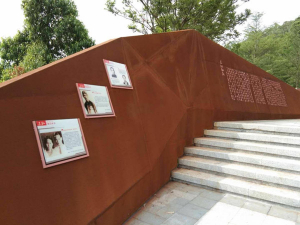 奉化耐候钢挡土墙